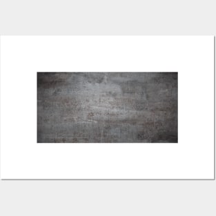 Grunge metal texture Posters and Art